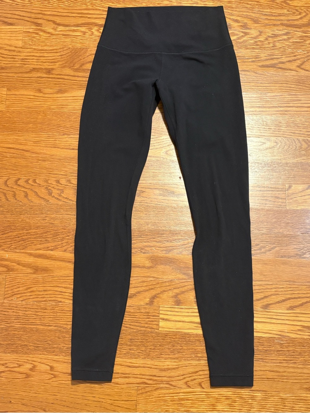 Lululemon Black High-Rise Full-Length Leggings Size 6 28” workout yoga fitness